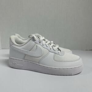 Nike Air Force 1 '07 LV8 White Metallic Silver FJ4004 100 Size 6.5 Men Size 8 WM